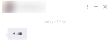 Conversation screenshot