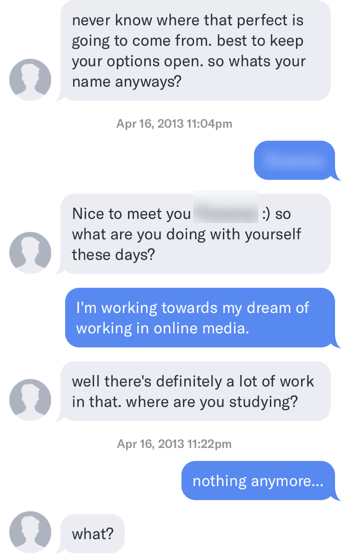 Conversation screenshot