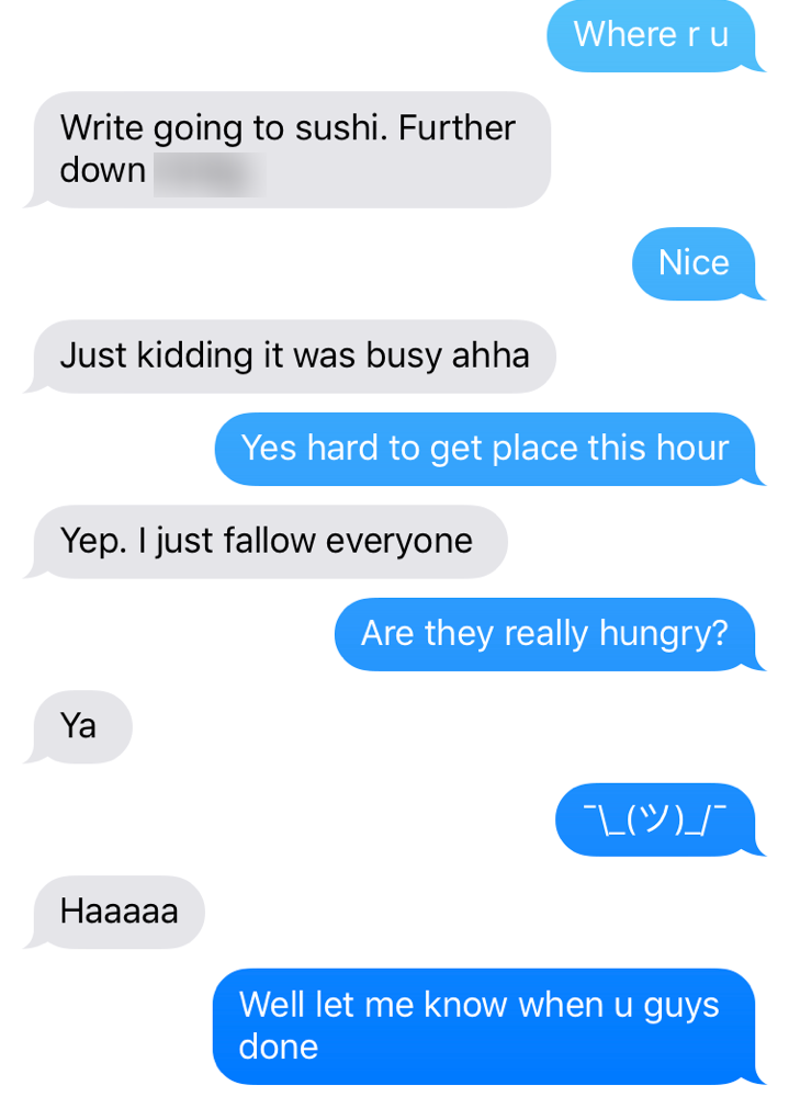 Conversation screenshot