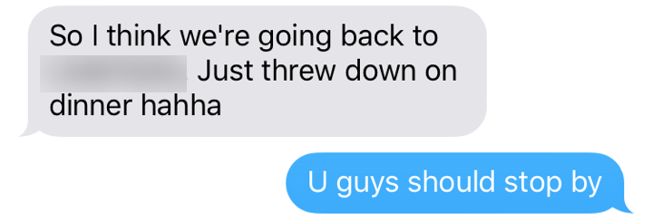 Conversation screenshot