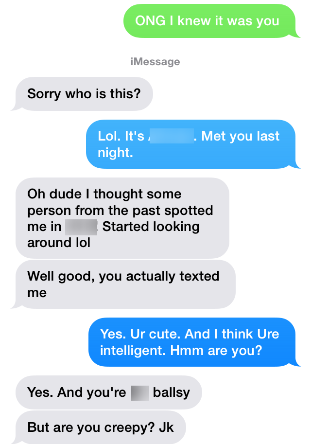 Conversation screenshot