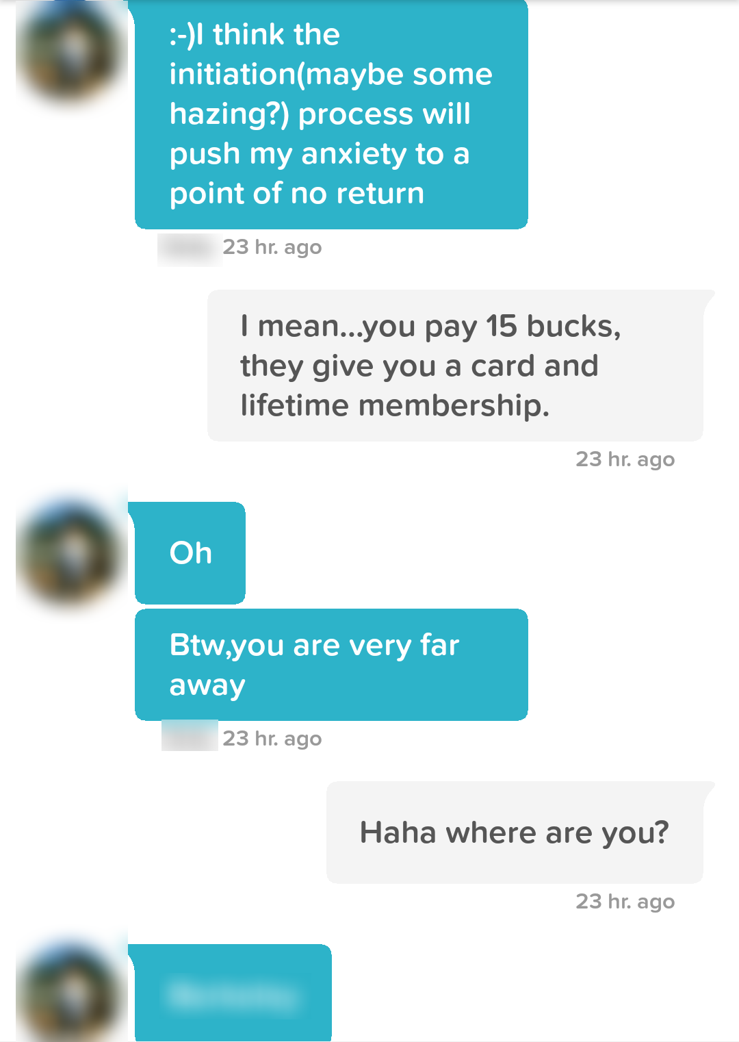 Conversation screenshot