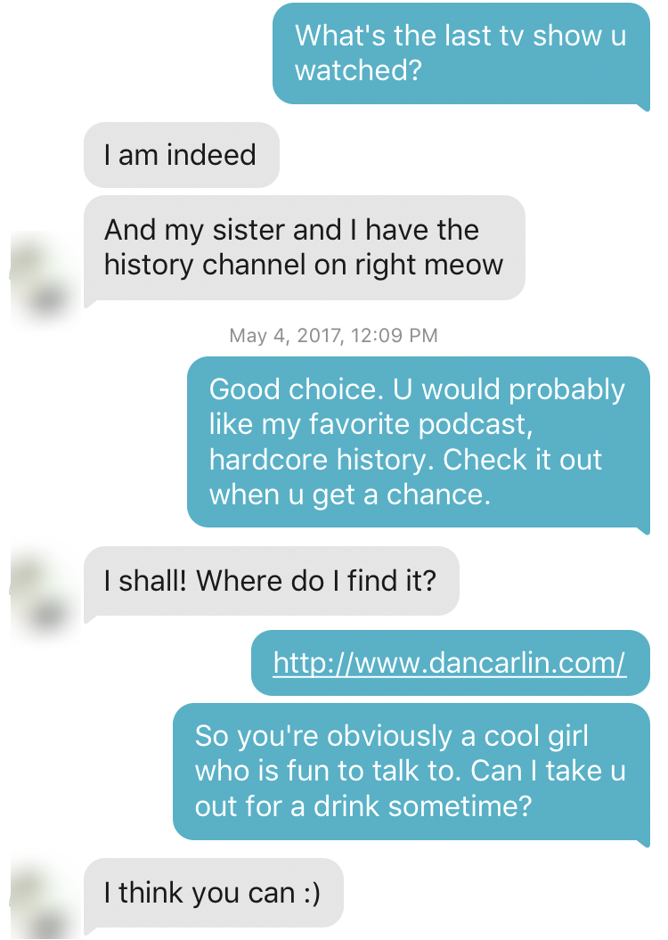 Conversation screenshot