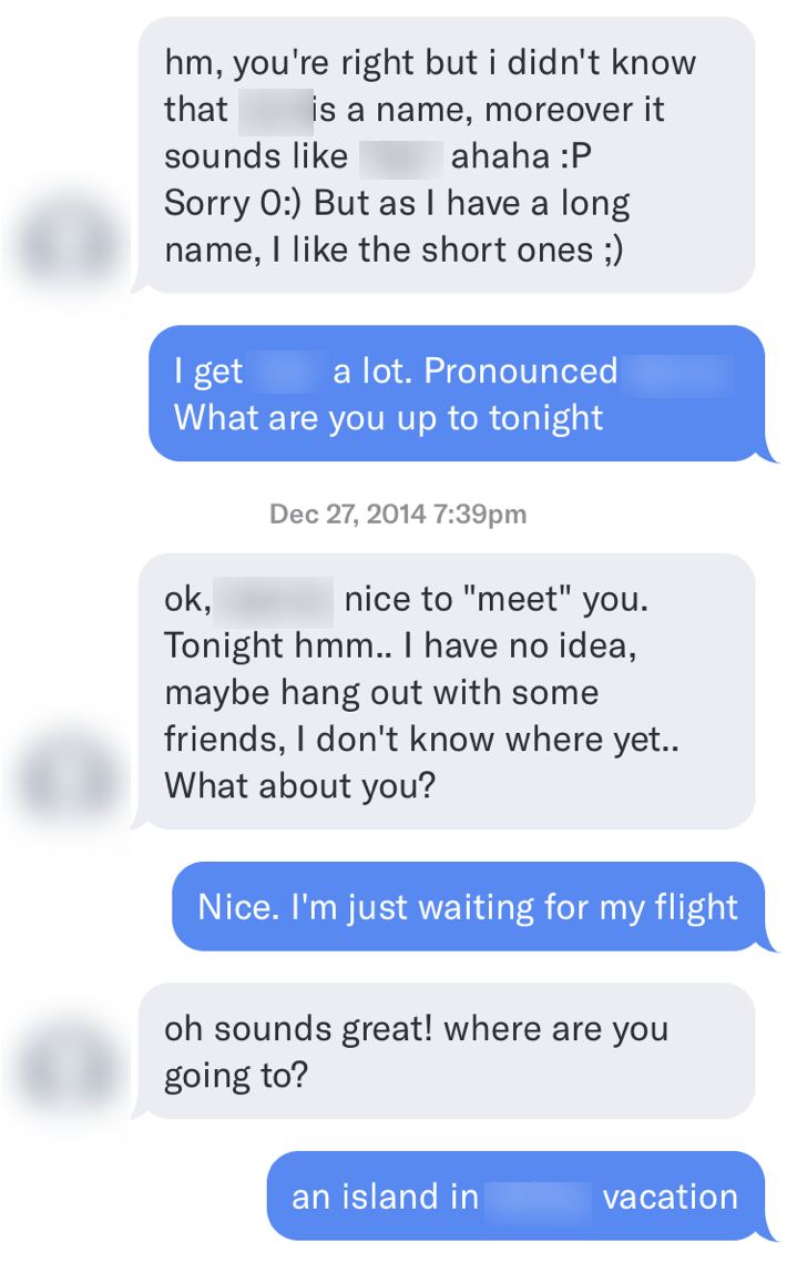 Conversation screenshot