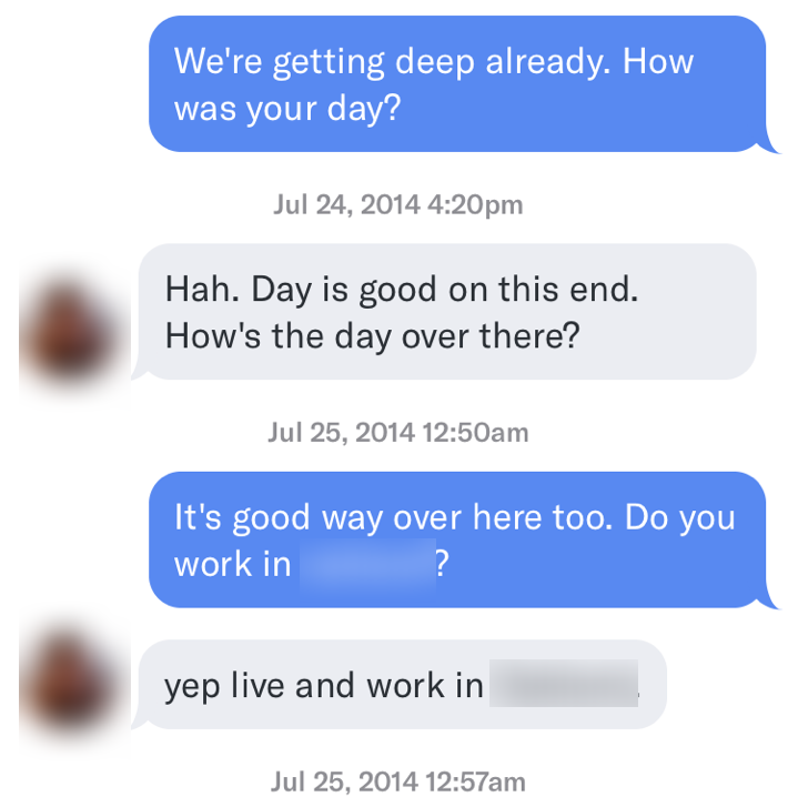 Conversation screenshot