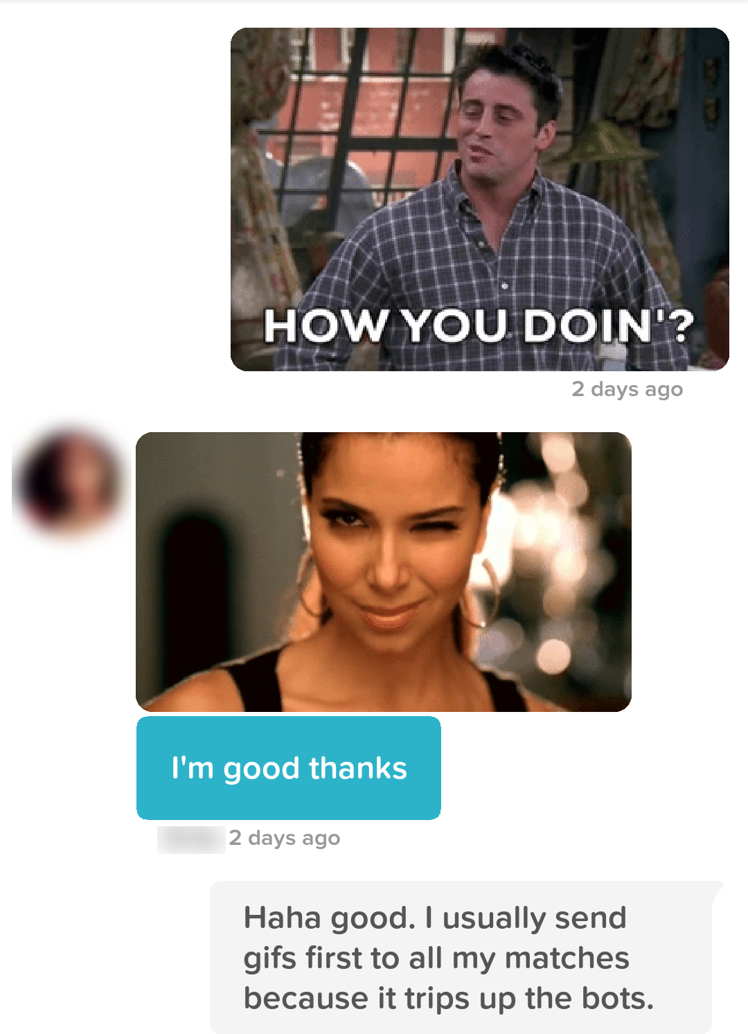 Conversation screenshot