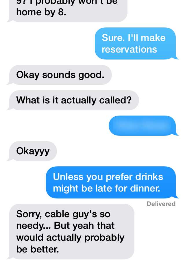 Conversation screenshot