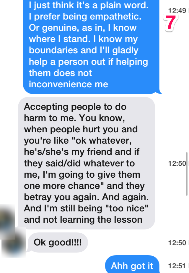 Conversation screenshot