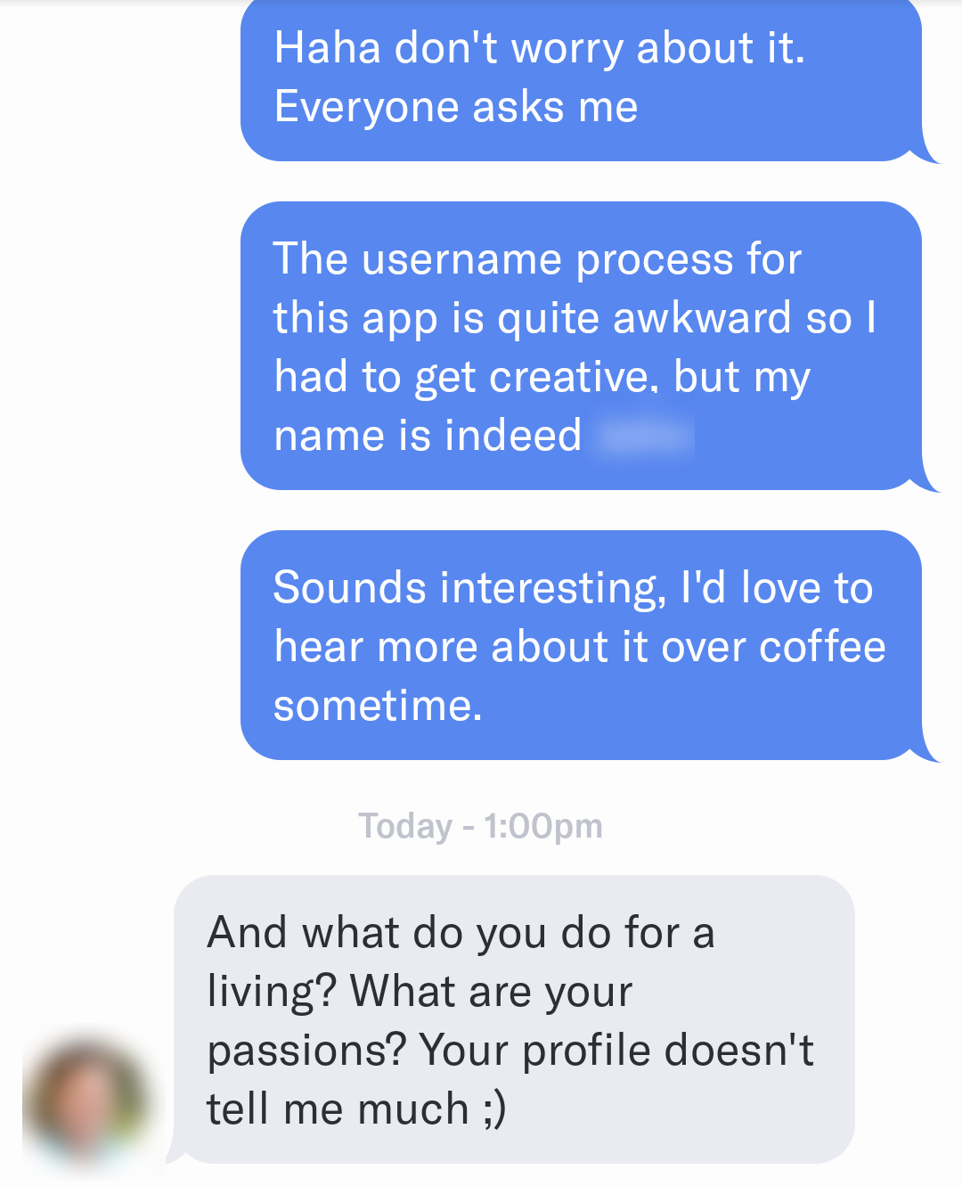 Conversation screenshot