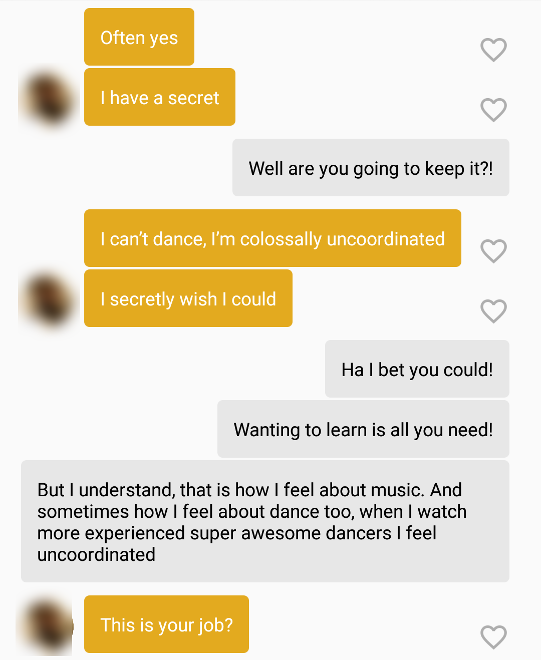 Conversation screenshot