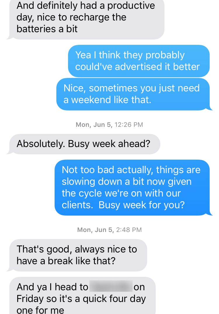 Conversation screenshot