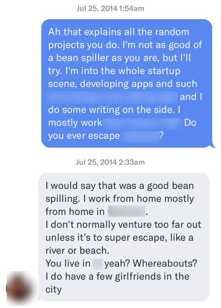 Conversation screenshot