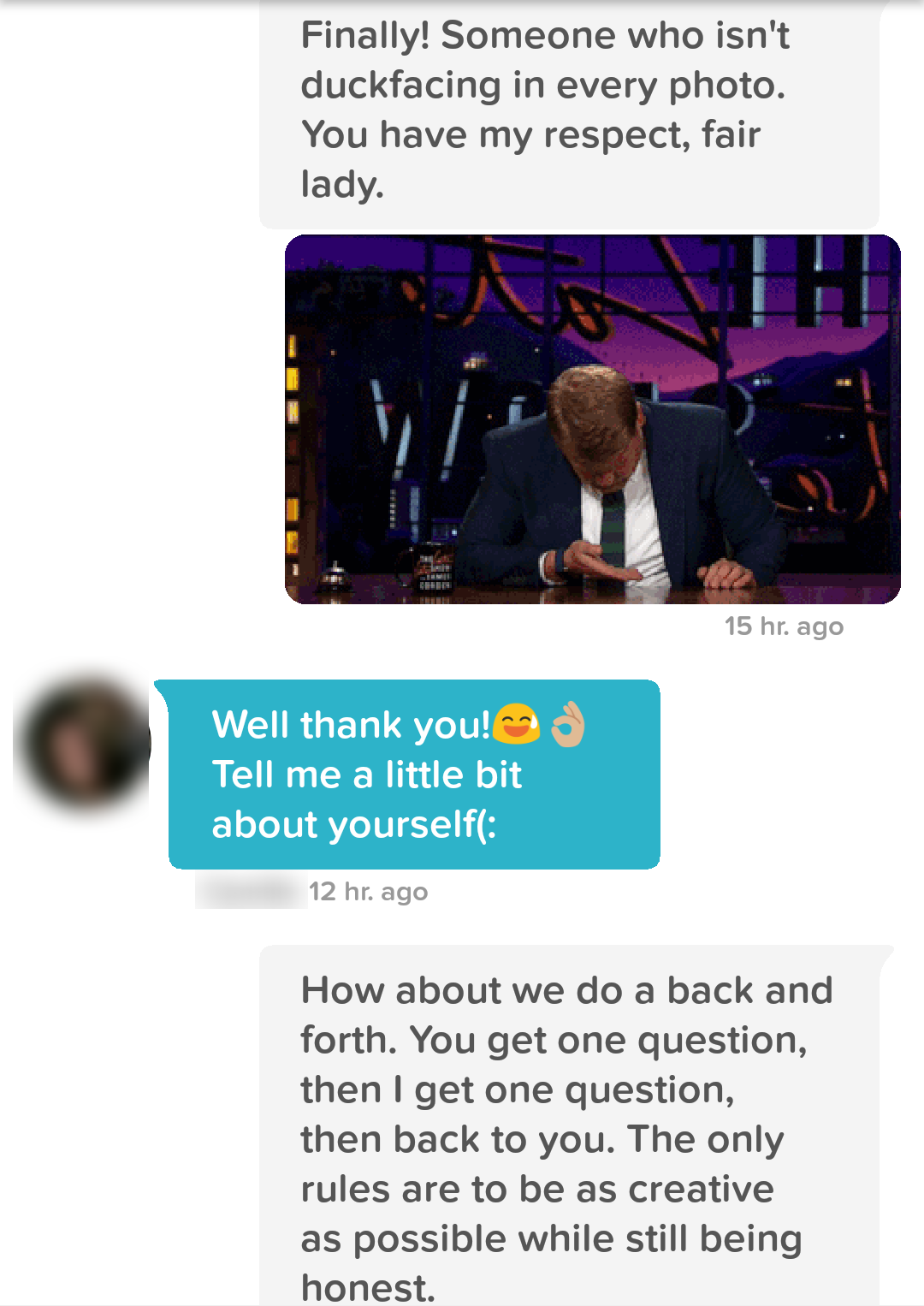 Conversation screenshot