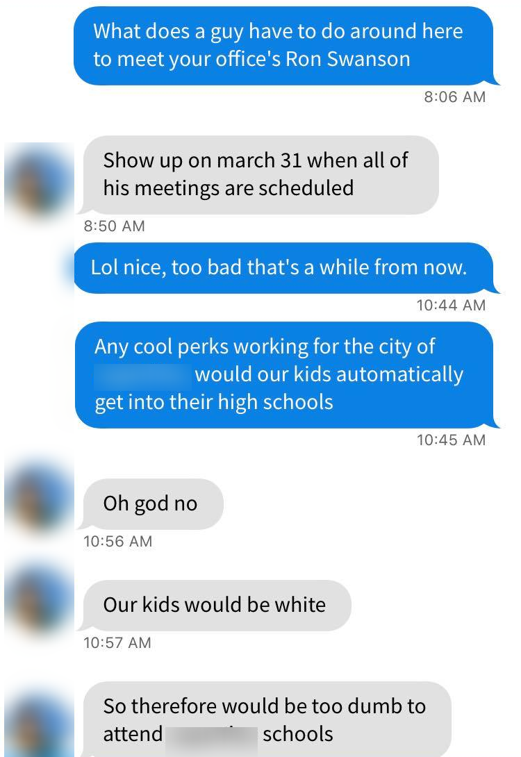 Conversation screenshot