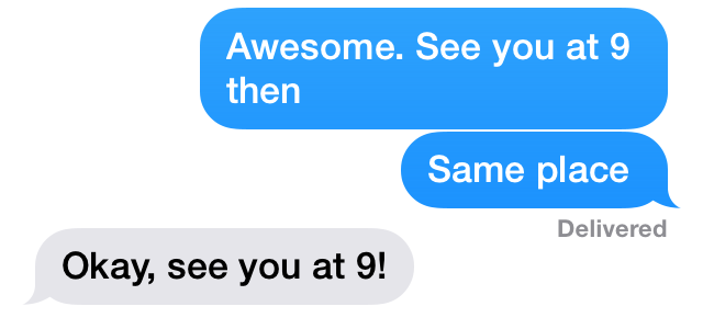 Conversation screenshot