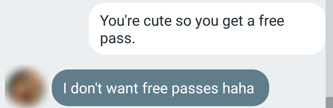 Conversation screenshot