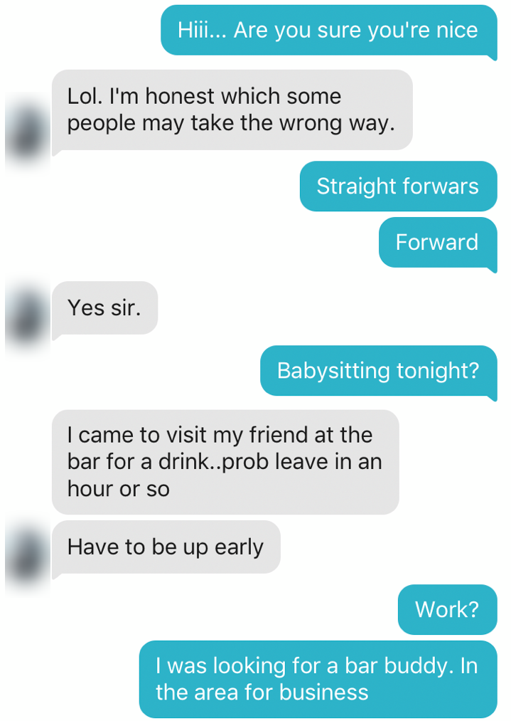 Conversation screenshot