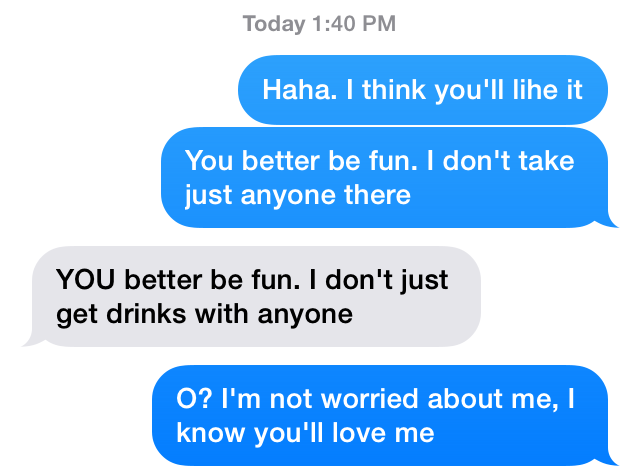 Conversation screenshot