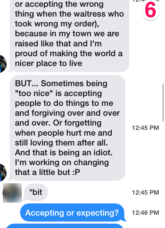 Conversation screenshot