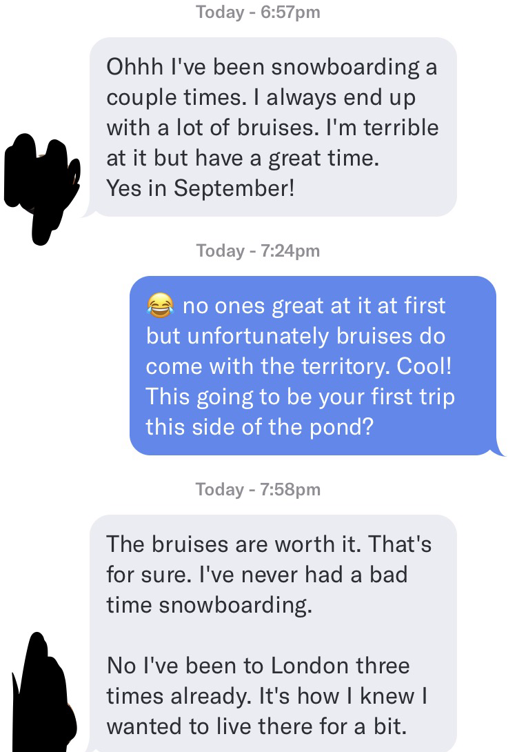 Conversation screenshot