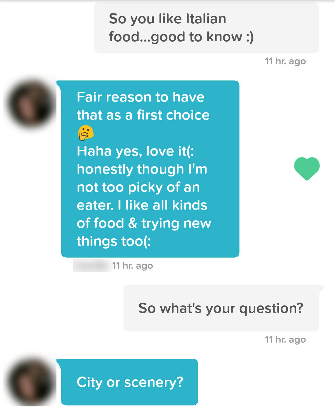 Conversation screenshot