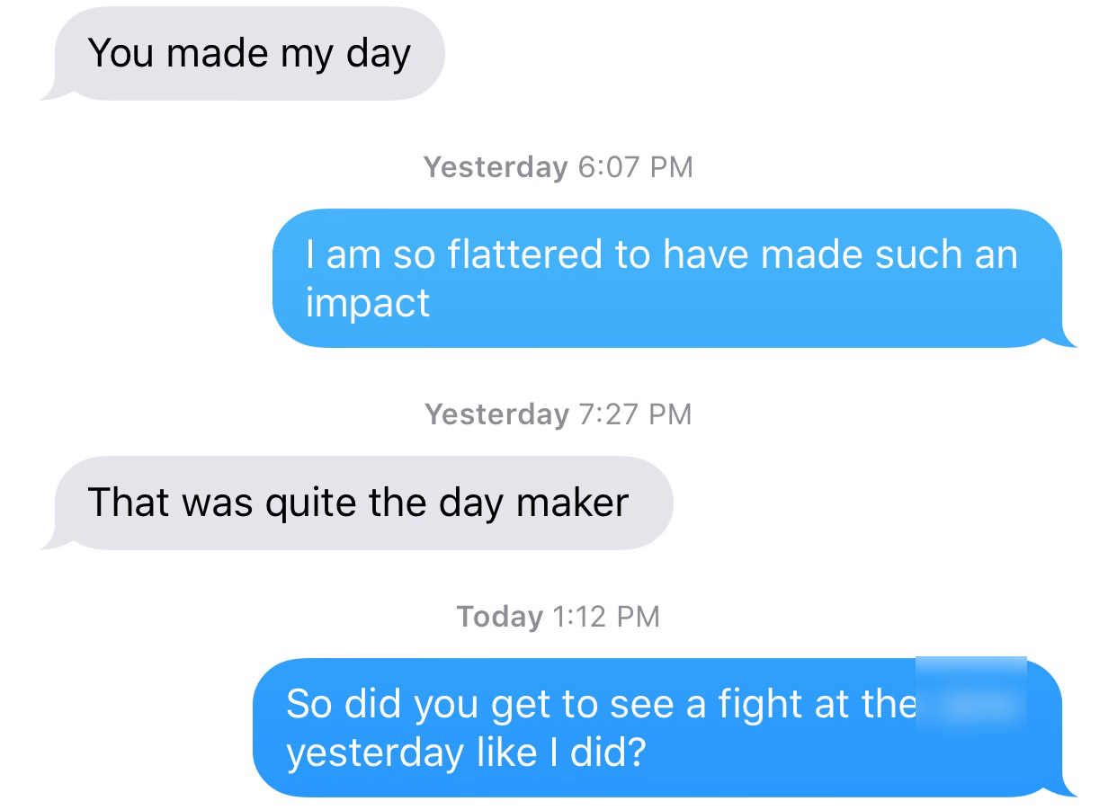 Conversation screenshot