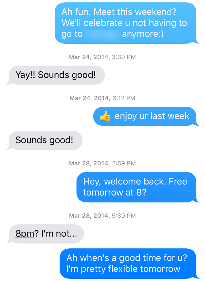 Conversation screenshot