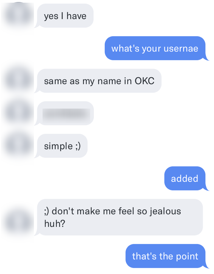 Conversation screenshot