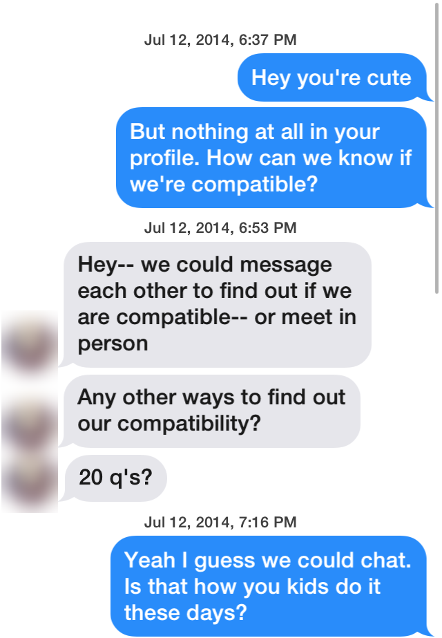 Conversation screenshot