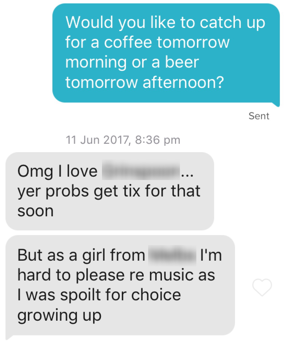 Conversation screenshot