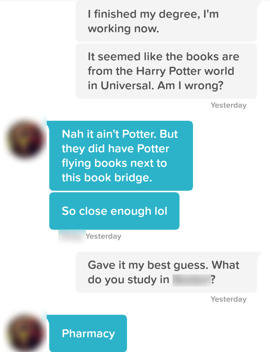 Conversation screenshot