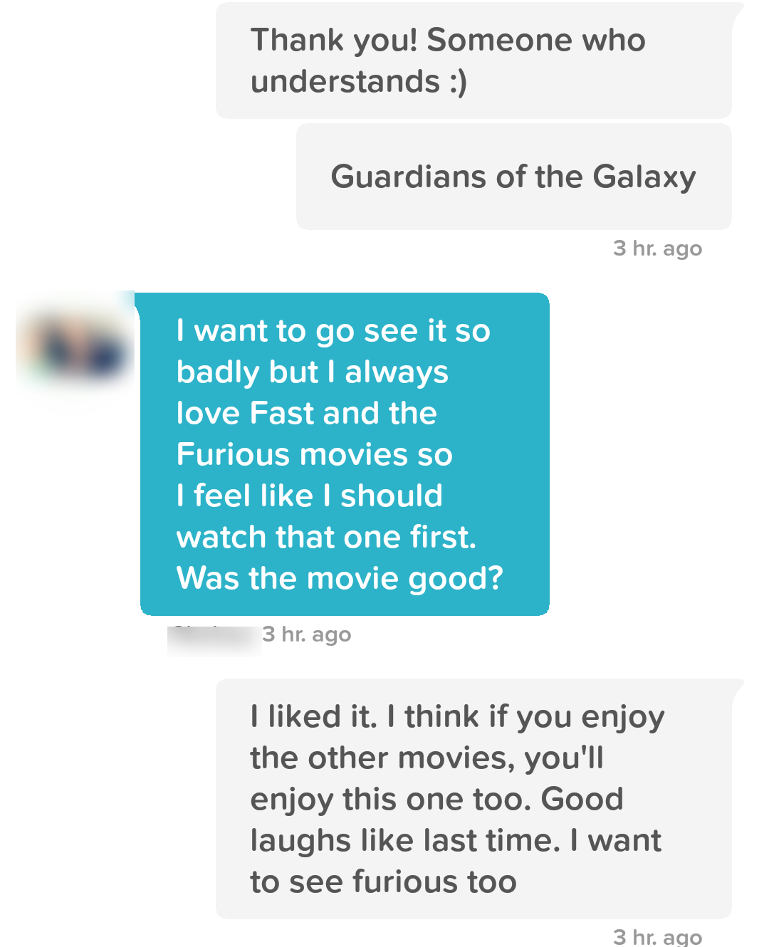 Conversation screenshot