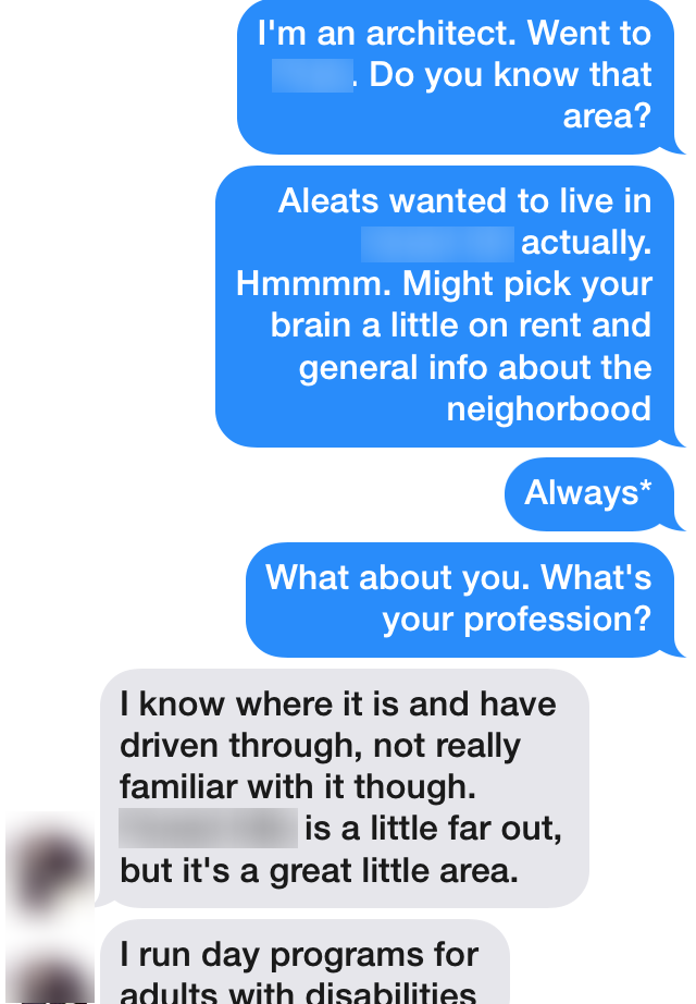 Conversation screenshot
