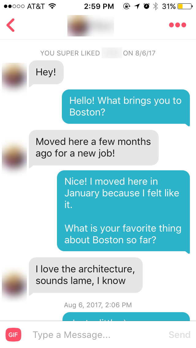 Conversation screenshot