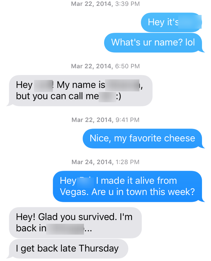 Conversation screenshot