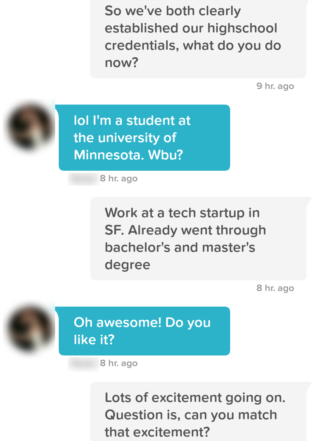 Conversation screenshot
