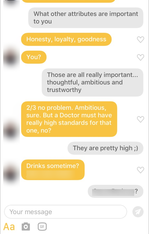 Conversation screenshot