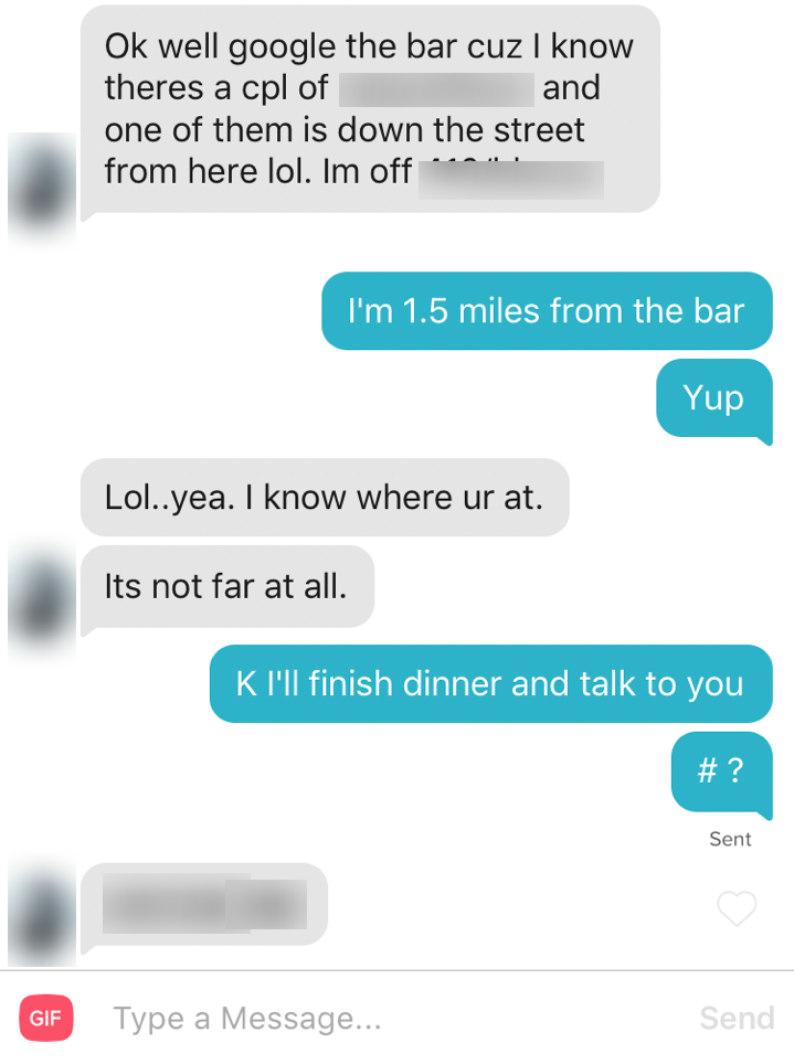 Conversation screenshot