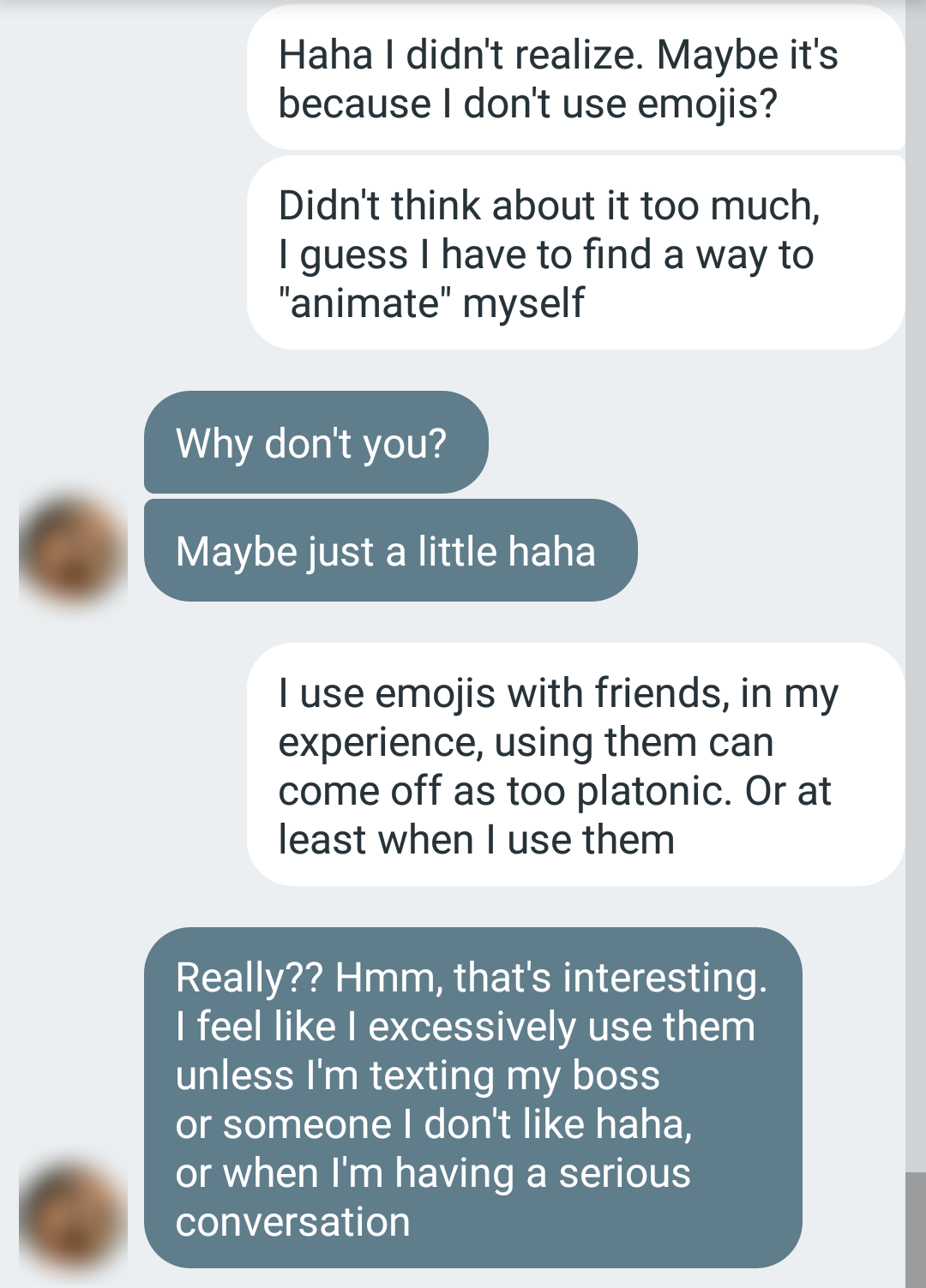 Conversation screenshot