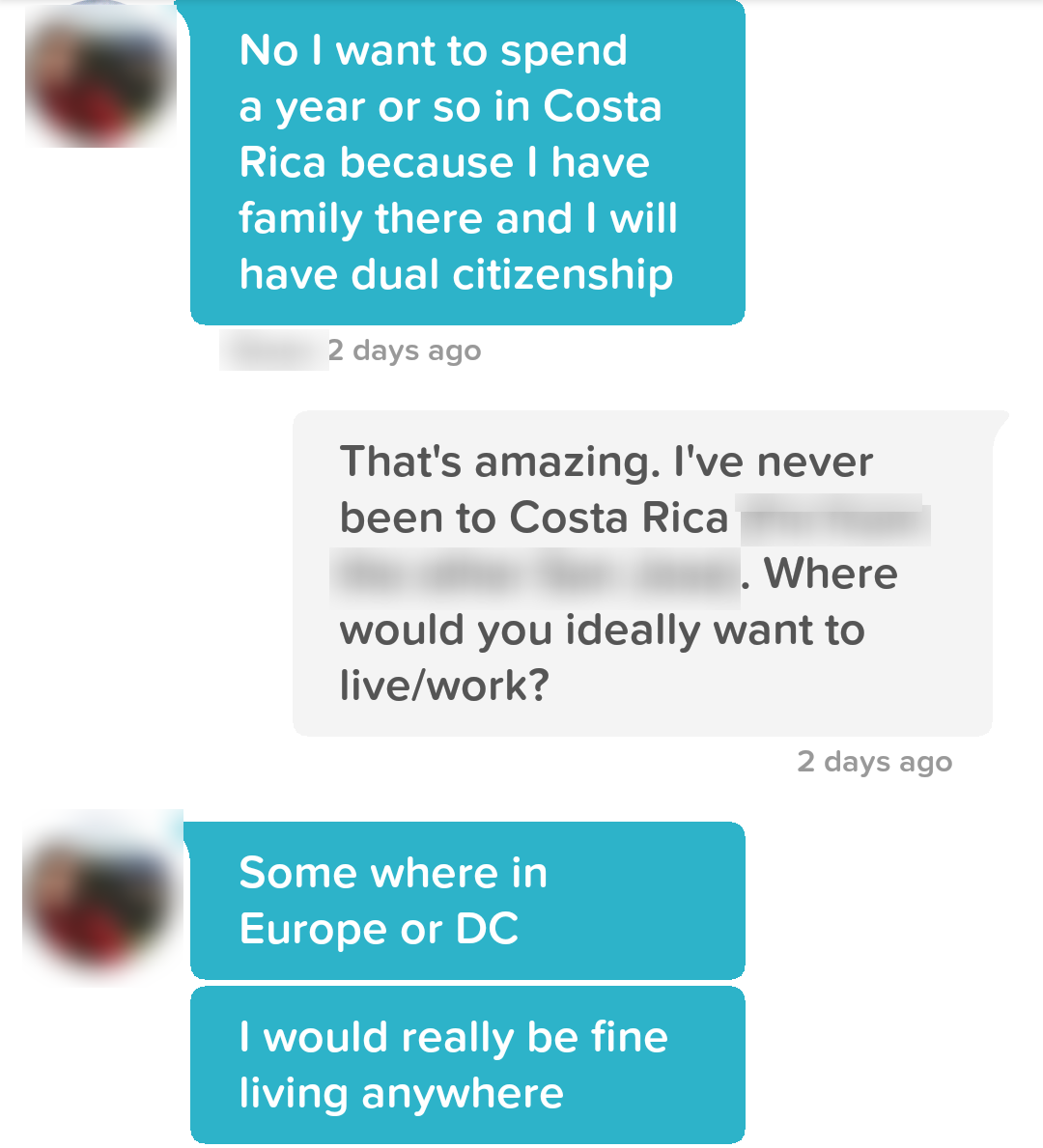 Conversation screenshot