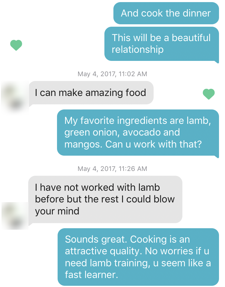 Conversation screenshot