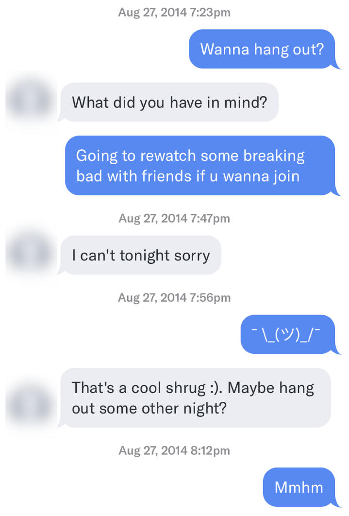 Conversation screenshot