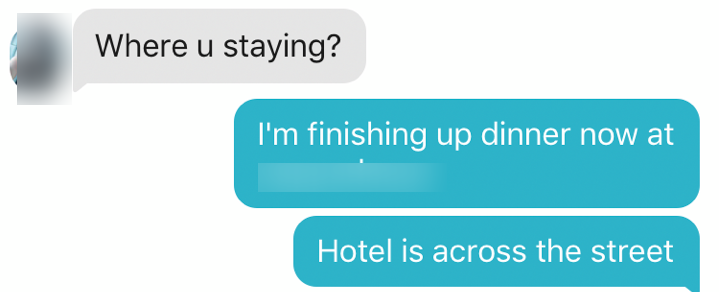 Conversation screenshot