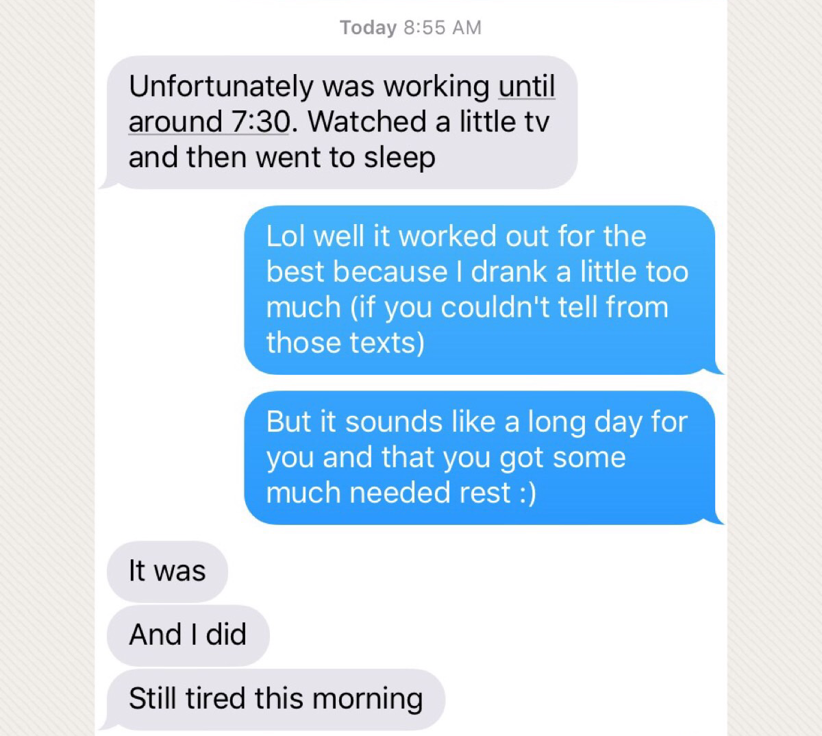 Conversation screenshot
