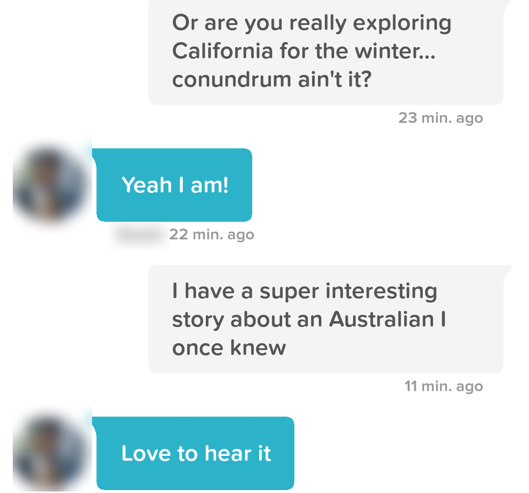 Conversation screenshot