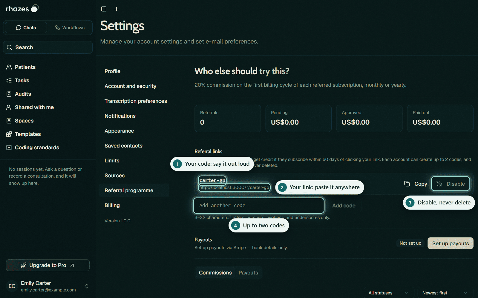 creating-and-sharing-your-referral-code
