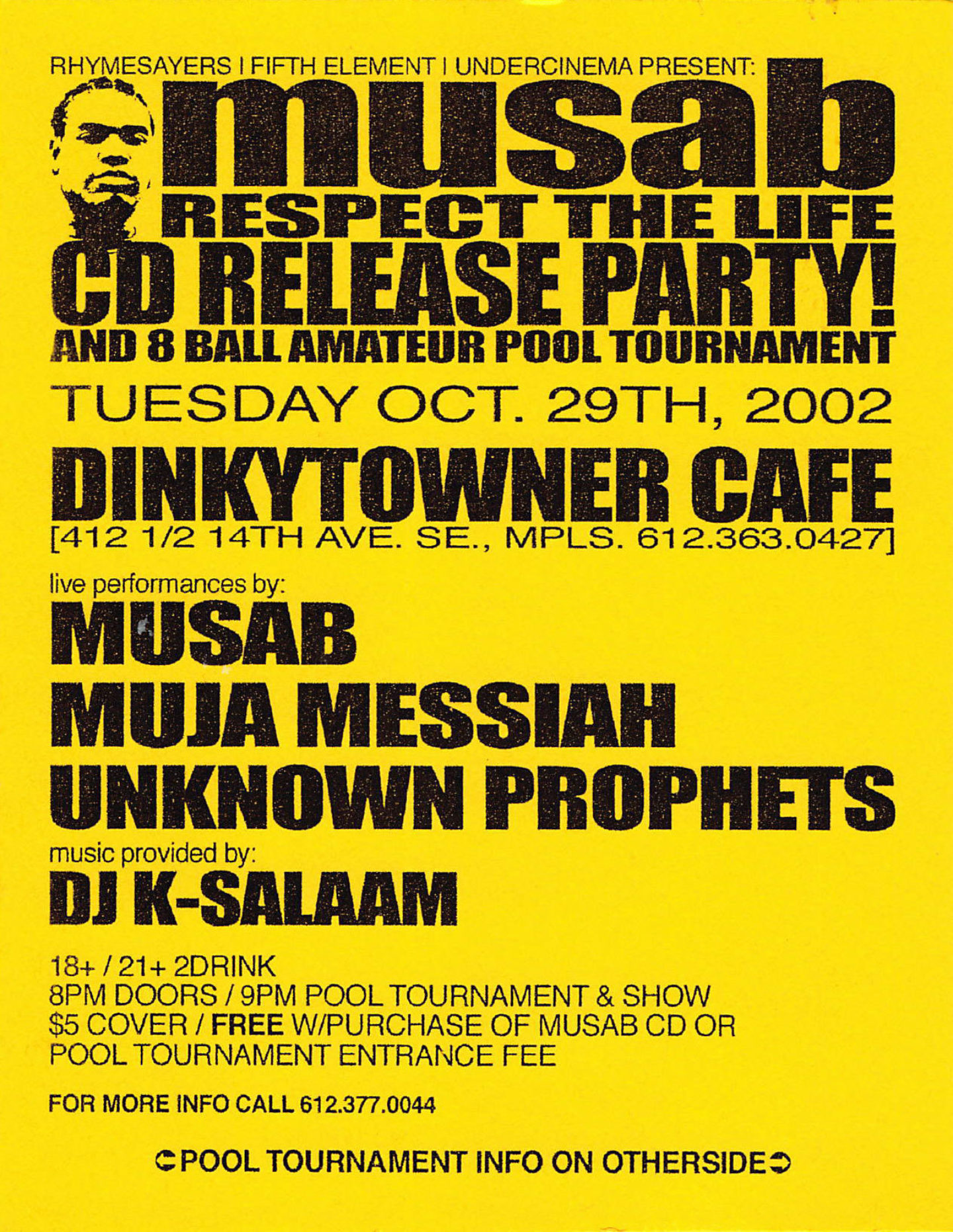Musab Cd Release Flyer Front