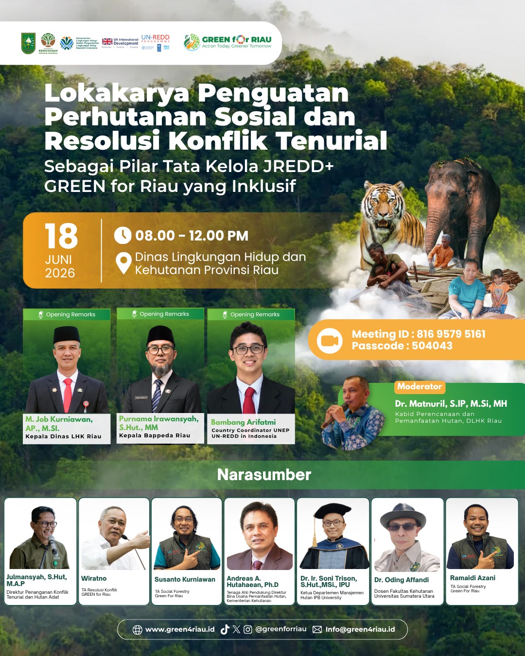 Lokakarya Penguatan Perhutanan Sosial dan Resolusi Konflik Tenurial