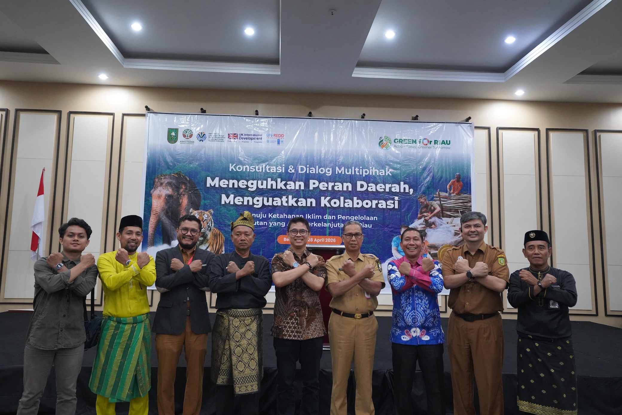 GREEN for Riau Gelar Dialog Multipihak Meneguhkan Peran Daerah menuju implementasi REDD+ di Duri, Kabupaten Bengkalis