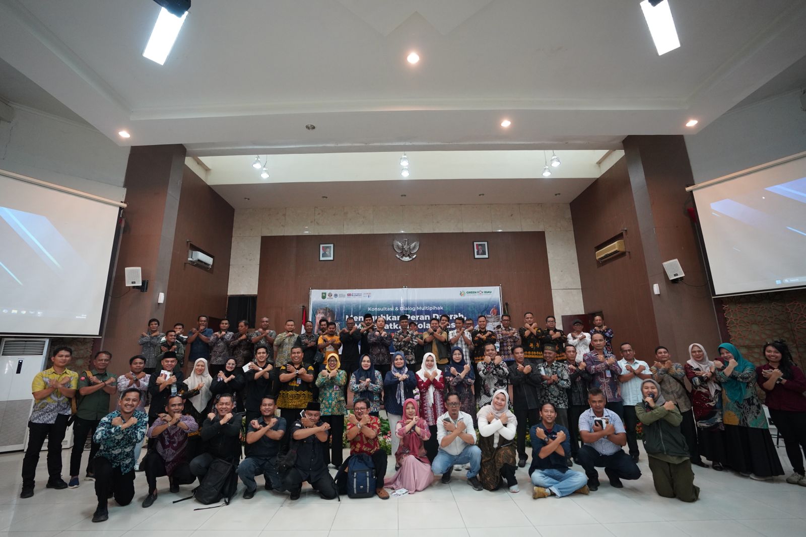Rangkaian Dialog Multipihak GREEN for Riau Ditutup di Bangkinang, Perkuat Kolaborasi Kampar dan Rokan Hulu